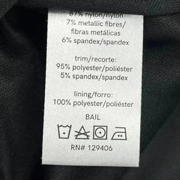 VENUS off shoulder sequin  ladies‎ dress black silver Large - Picture 9 of 10